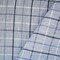 Pastel Blue-Blue-White Spence Bryson Check Plaid Irish Linen Slub Woven Fabric By the Yard